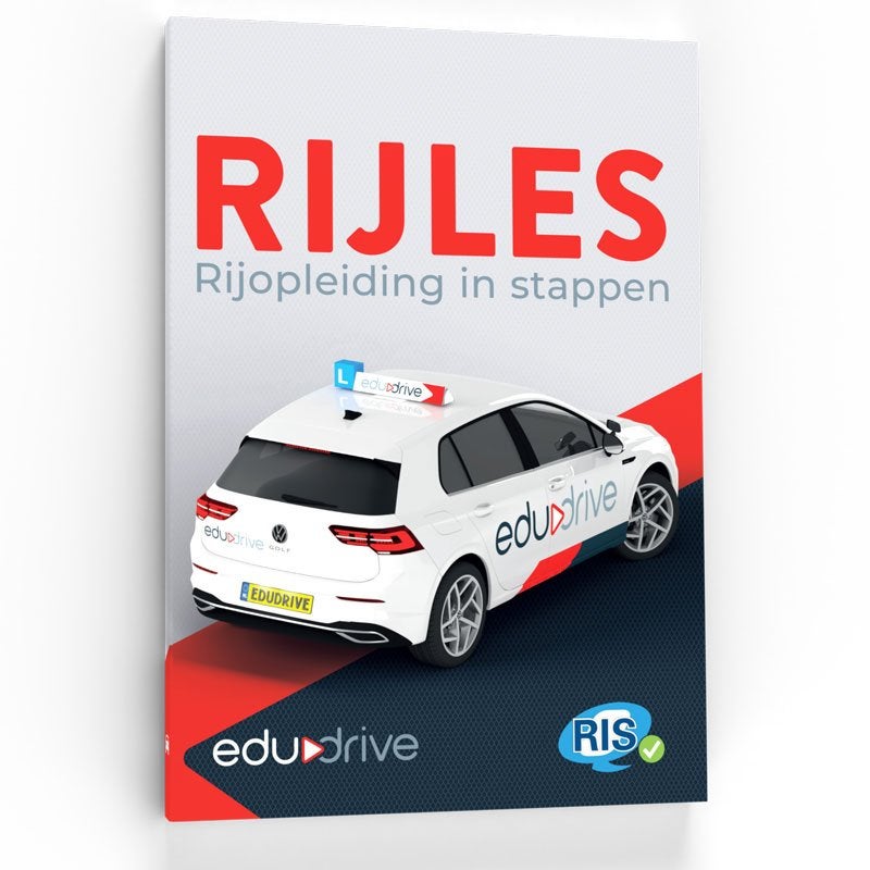 8 Rijlesboeken - Rijopleiding in stappen (RIS) - Eduqdrive, Boeken, Ophalen of Verzenden, Zo goed als nieuw, Niet van toepassing