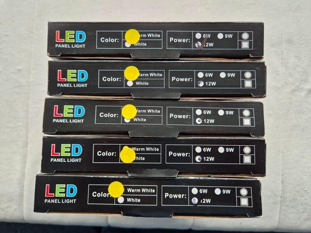 UITVERKOOP: LED witte Plafondlamp Inbouwspot 12W (laatste 5), Huis en Inrichting, Lampen | Spots, Overige materialen, Overige merken