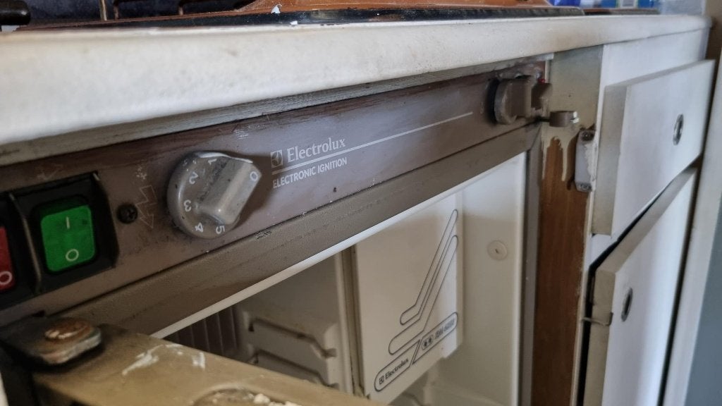 Koelkast Camper electrolux 12V 230V gas, Ophalen, Gebruikt
