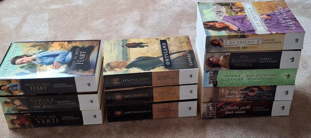 Partij christelijke romans Tamera Alexander (11 stuks), Boeken, Ophalen of Verzenden, Gelezen