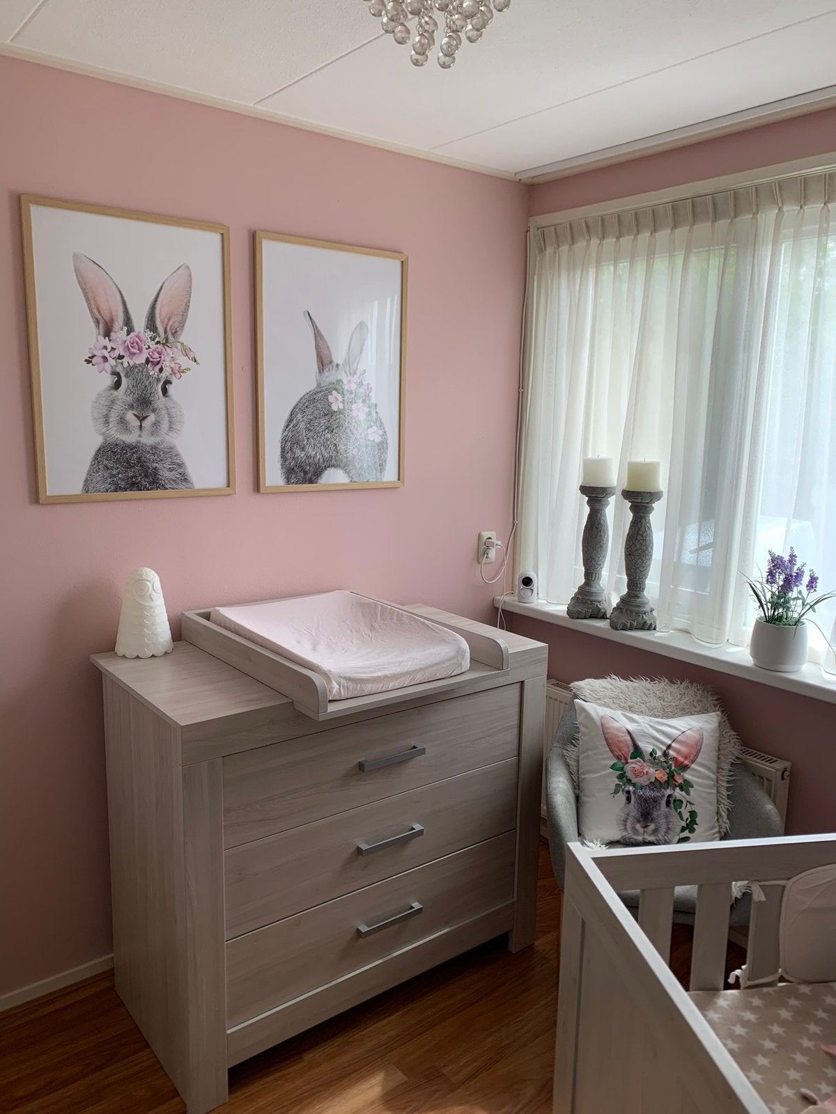 Interbaby Denver Babykamer Set – Kast, Ledikant & Commode, Ophalen, Gebruikt, Jongetje of Meisje