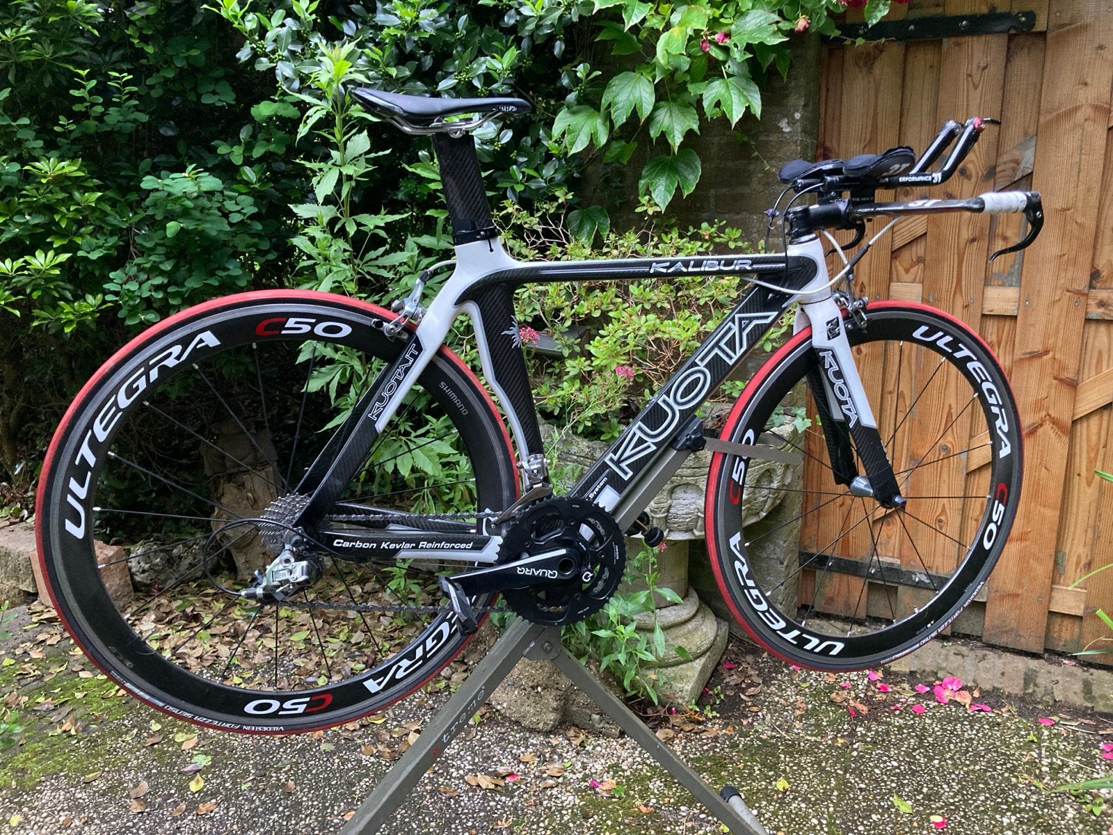 Kuota Kalibur racefiets tijdrit Carbon, Ultegra C50 wielen, Fietsen en Brommers, Overige merken, 28 inch, Gebruikt, Carbon