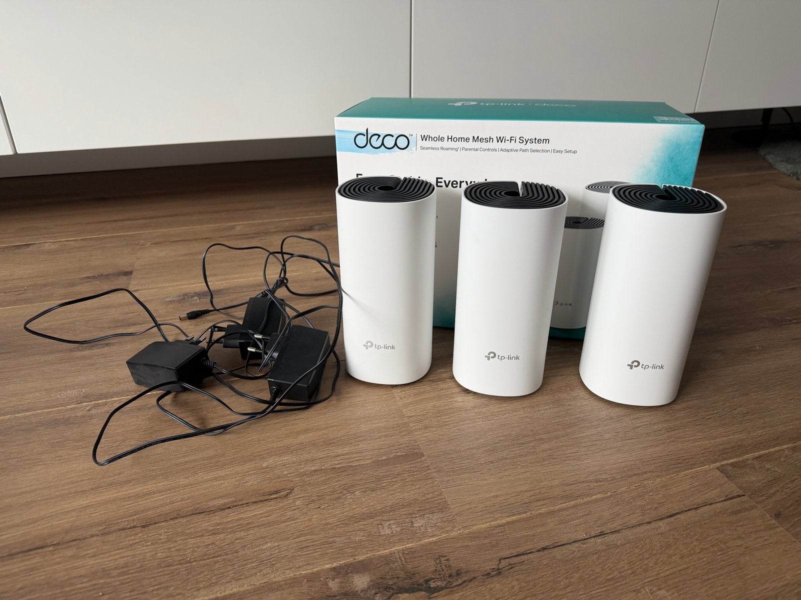 TP-Link Deco M4 Whole Home Mesh Wi-Fi Systeem (3-pack), Ophalen of Verzenden, Zo goed als nieuw, Router