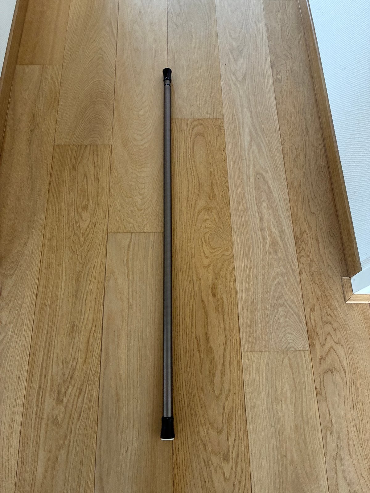 Klemstang / Gordijnroede / Douchegordijnstang 118-212cm, Ophalen of Verzenden, Zo goed als nieuw, Zwart, Metaal