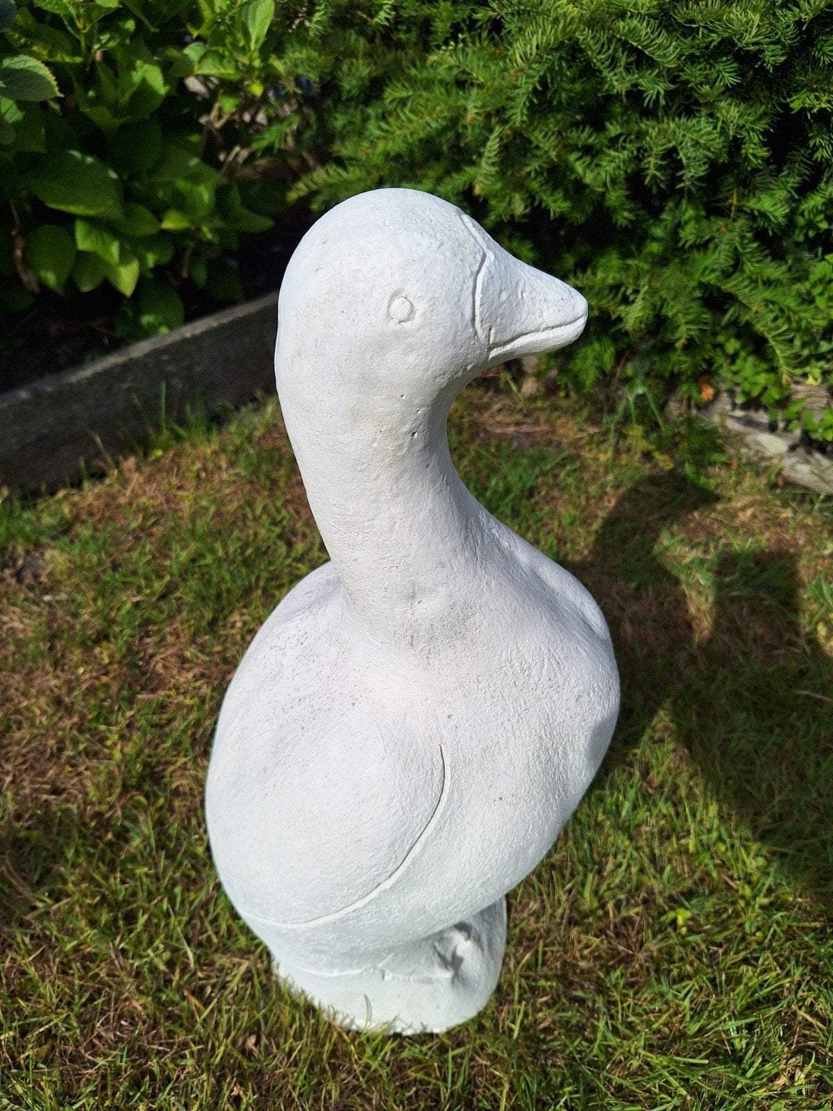 2 beelden van ganzen, 50 cm hoog, Ophalen of Verzenden, Zo goed als nieuw, Dierenbeeld