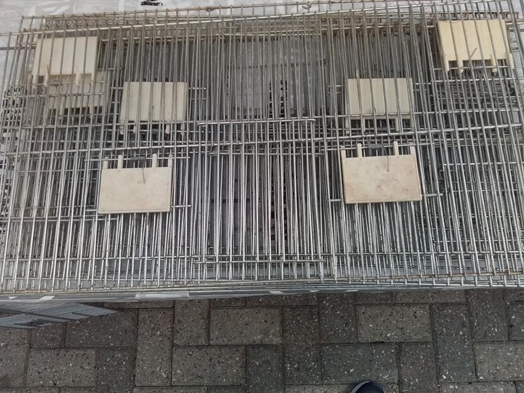 Vogelbroedkooi fronten, Ophalen, Metaal, Broedkooi of Kweekkooi