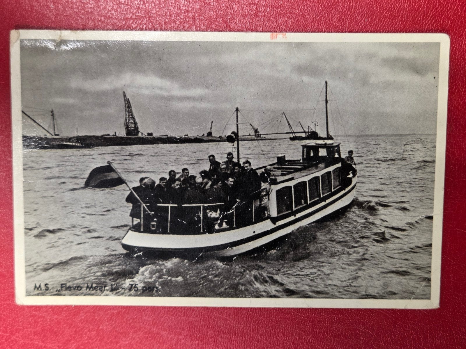 Harderwijk Zuiderzeewerken Harderwijk - Elburg Rondvaart, Ophalen of Verzenden, 1940 tot 1960, Gelderland