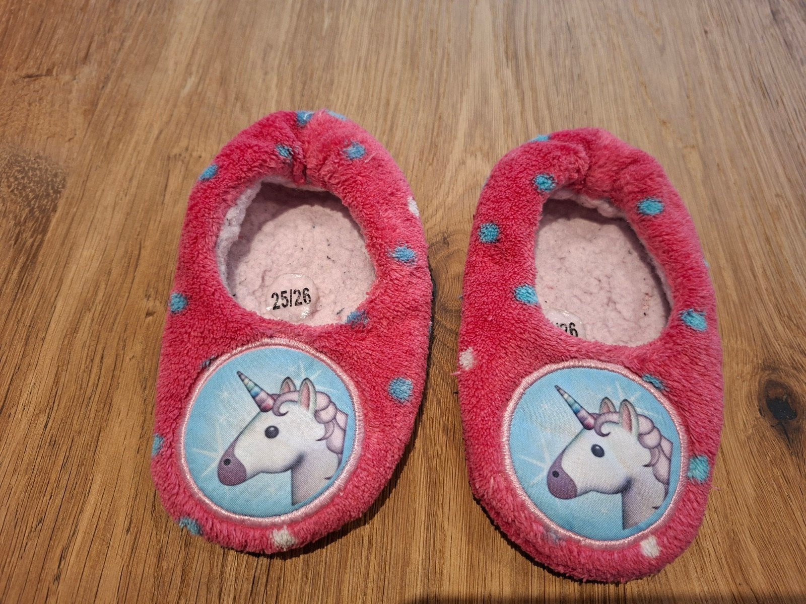 Unicorn roze meisjes pantoffels/sloffen, Slofjes, Gebruikt, Meisje, Ophalen of Verzenden