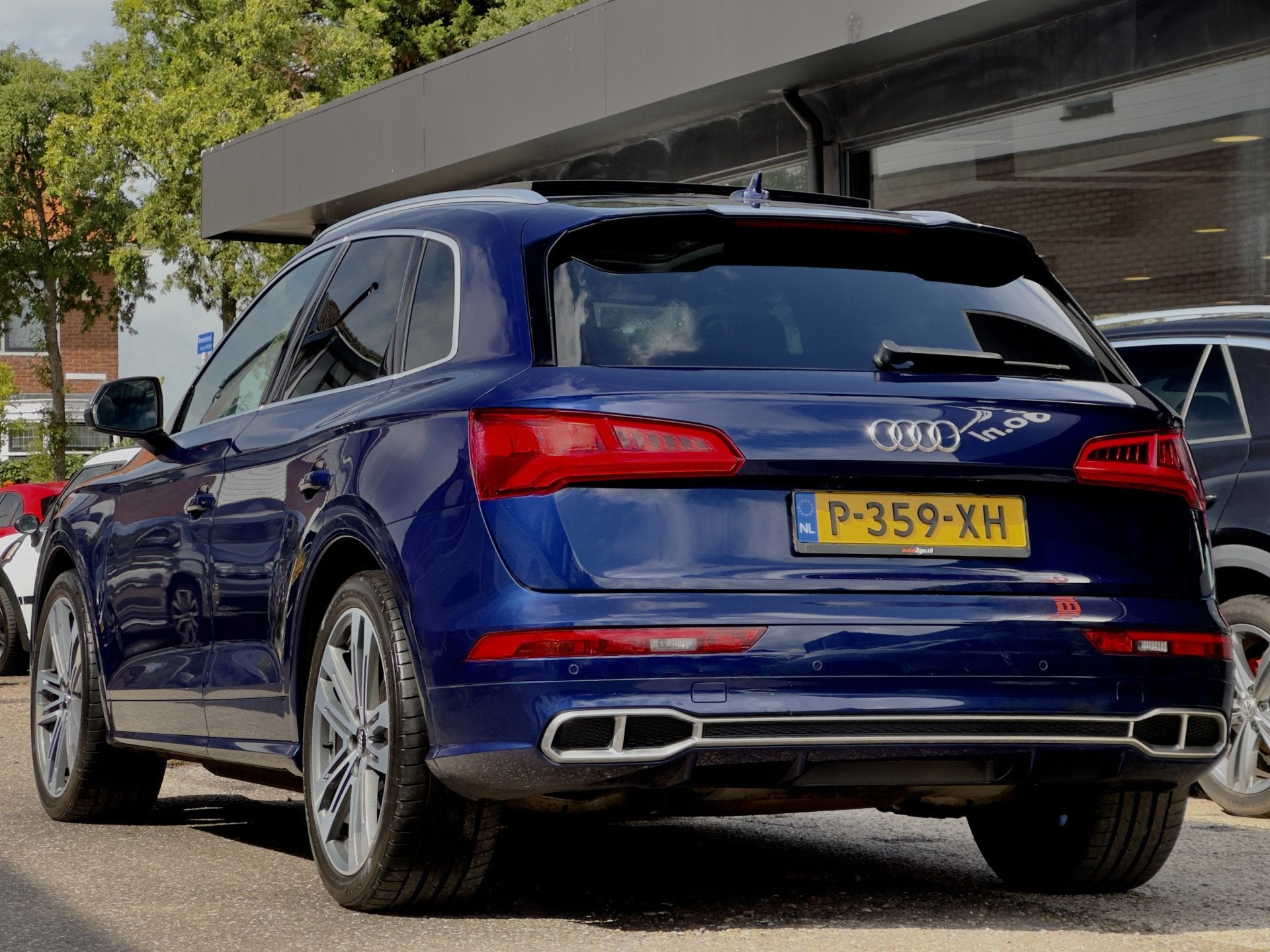 Audi SQ5 AUT8 QUATTRO PRO-LINE PLUS PANODAK DESIGNO-LEDER NA, Auto's, Automaat, Dealer onderhouden, Gebruikt, Euro 6