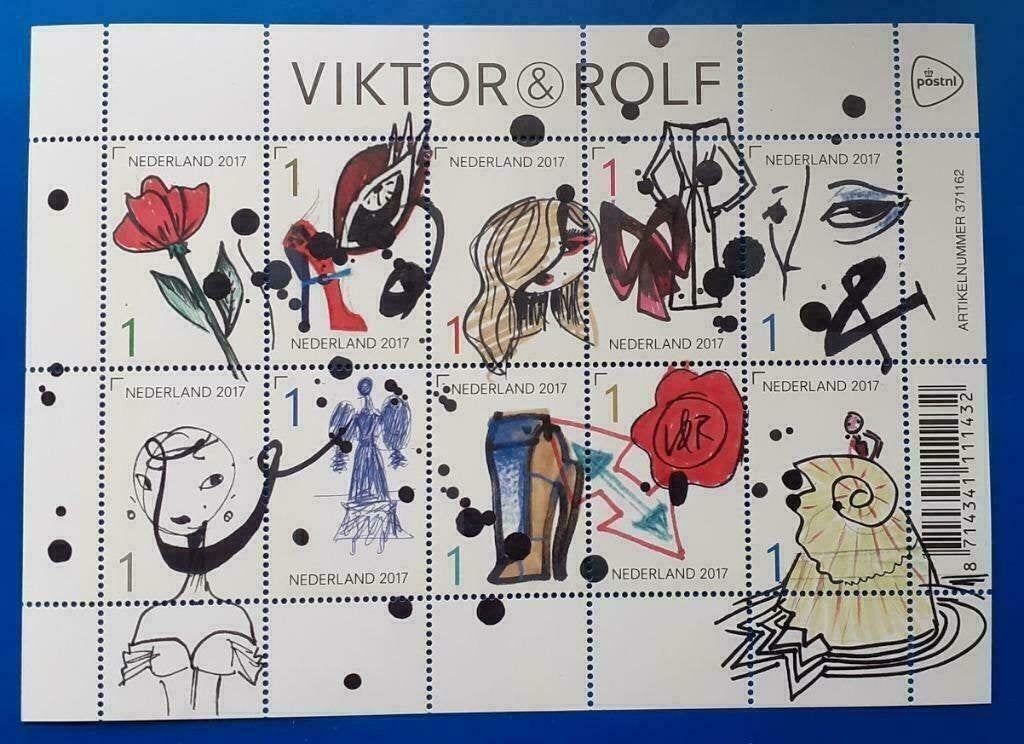 NVPH V3566-3575 Victor & Rolf - 2017, Verzenden, Na 1940, Postfris