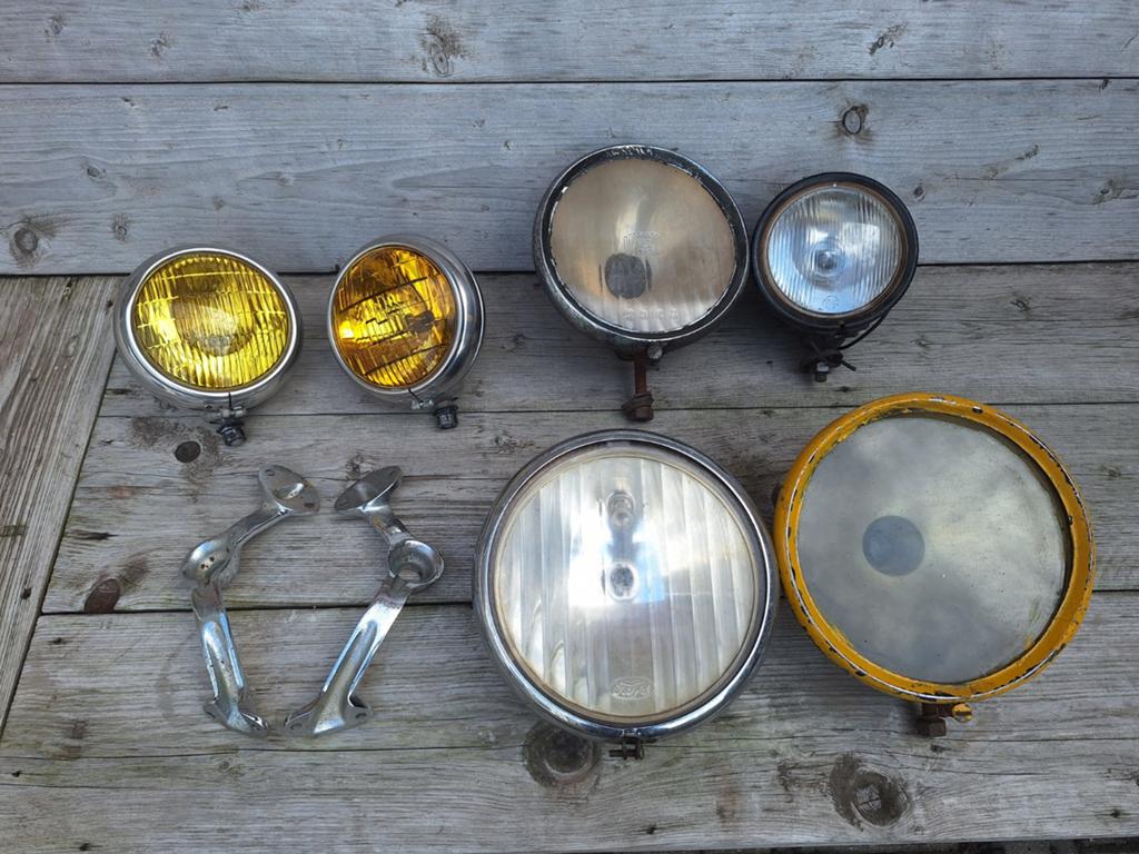Koplampen en mistlampen jaren '20-'30, Auto-onderdelen, Ophalen of Verzenden, Gebruikt, Amerikaanse onderdelen