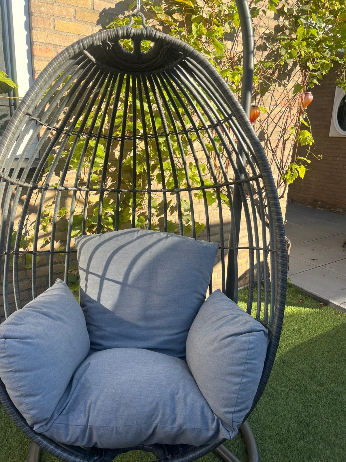 Swing egg garden impessions panama, Tuin en Terras, Ophalen, Zo goed als nieuw, Rotan