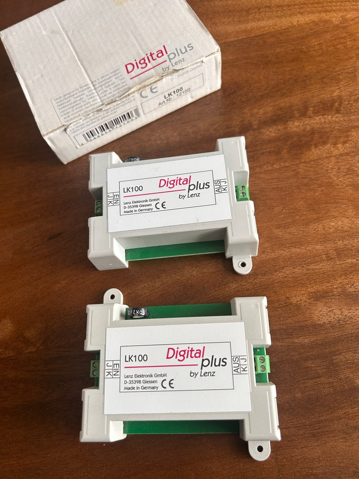 Lenz LK100 Digital Plus Keerlusmodule (2 stuks), Overige merken, Gebruikt, Gelijkstroom of Wisselstroom, Overige typen