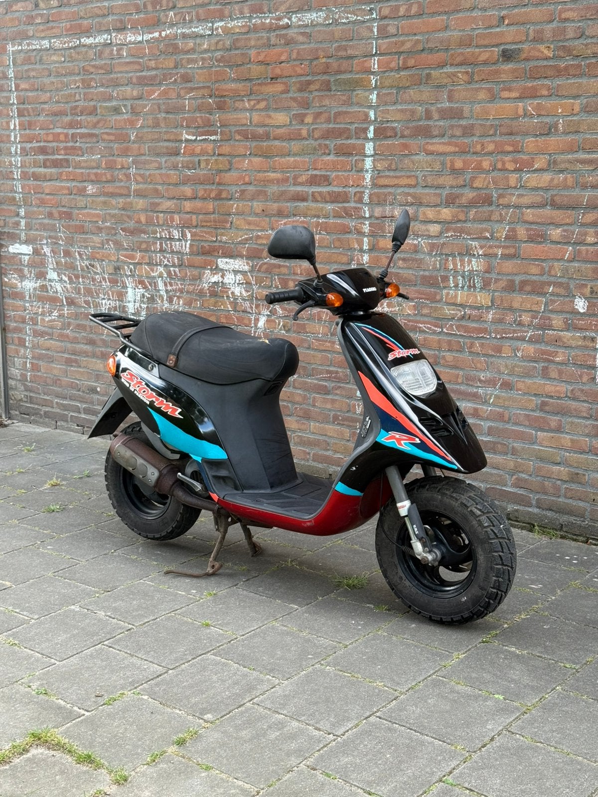 Piaggio typhoon 50cc duits, Fietsen en Brommers, Scooters | Piaggio, Zo goed als nieuw, Zip, Benzine, Ophalen