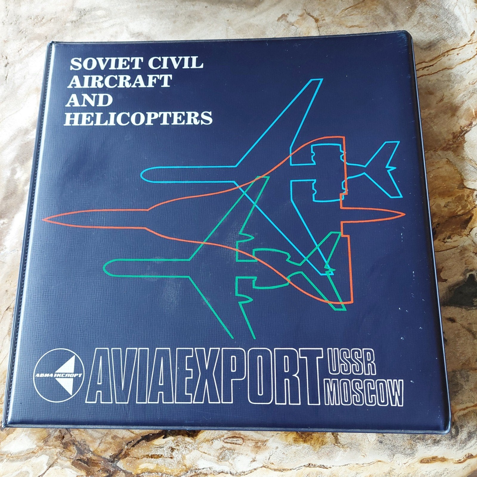 Soviet Civil Aircraft and Helicopters map, Verzamelen, Luchtvaart en Vliegtuigspotten, Ophalen of Verzenden, Zo goed als nieuw