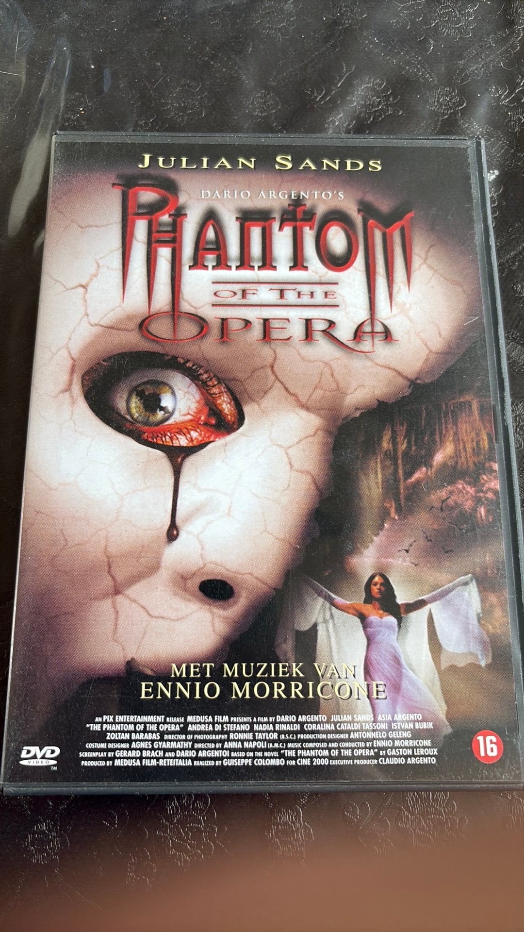 Dario Argento’s Phantom of the opera, Vanaf 16 jaar, Ophalen of Verzenden, Zo goed als nieuw
