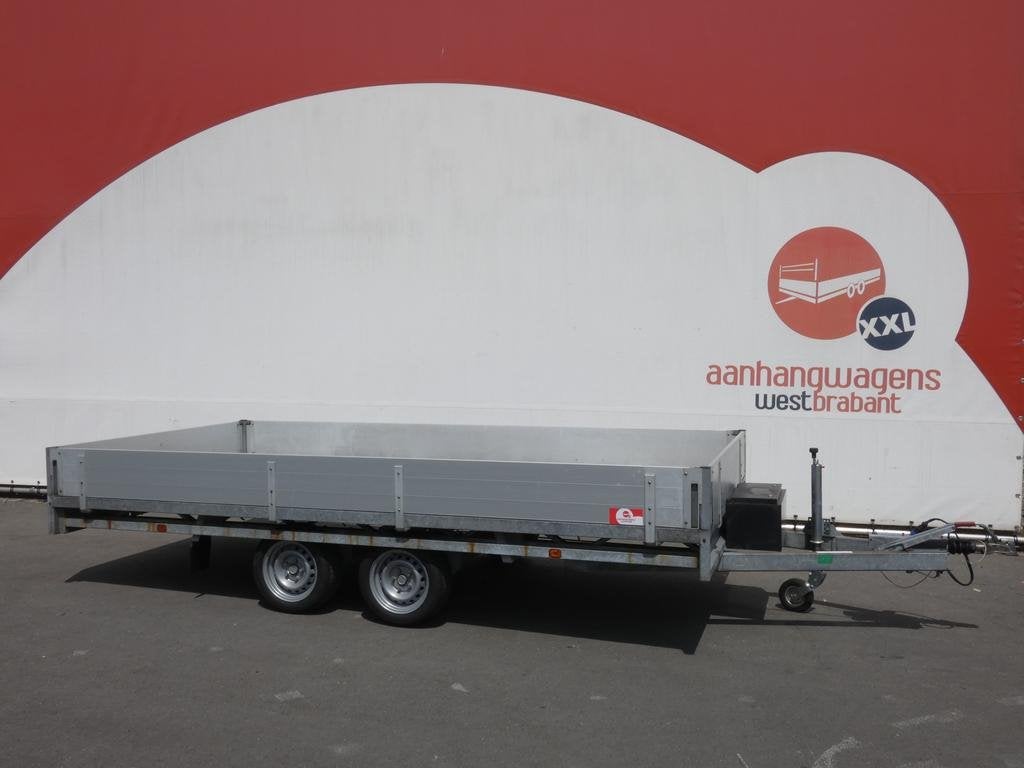 Tweedehands Hulco  Plateauwagen tandemas  405x203cm  3000kg