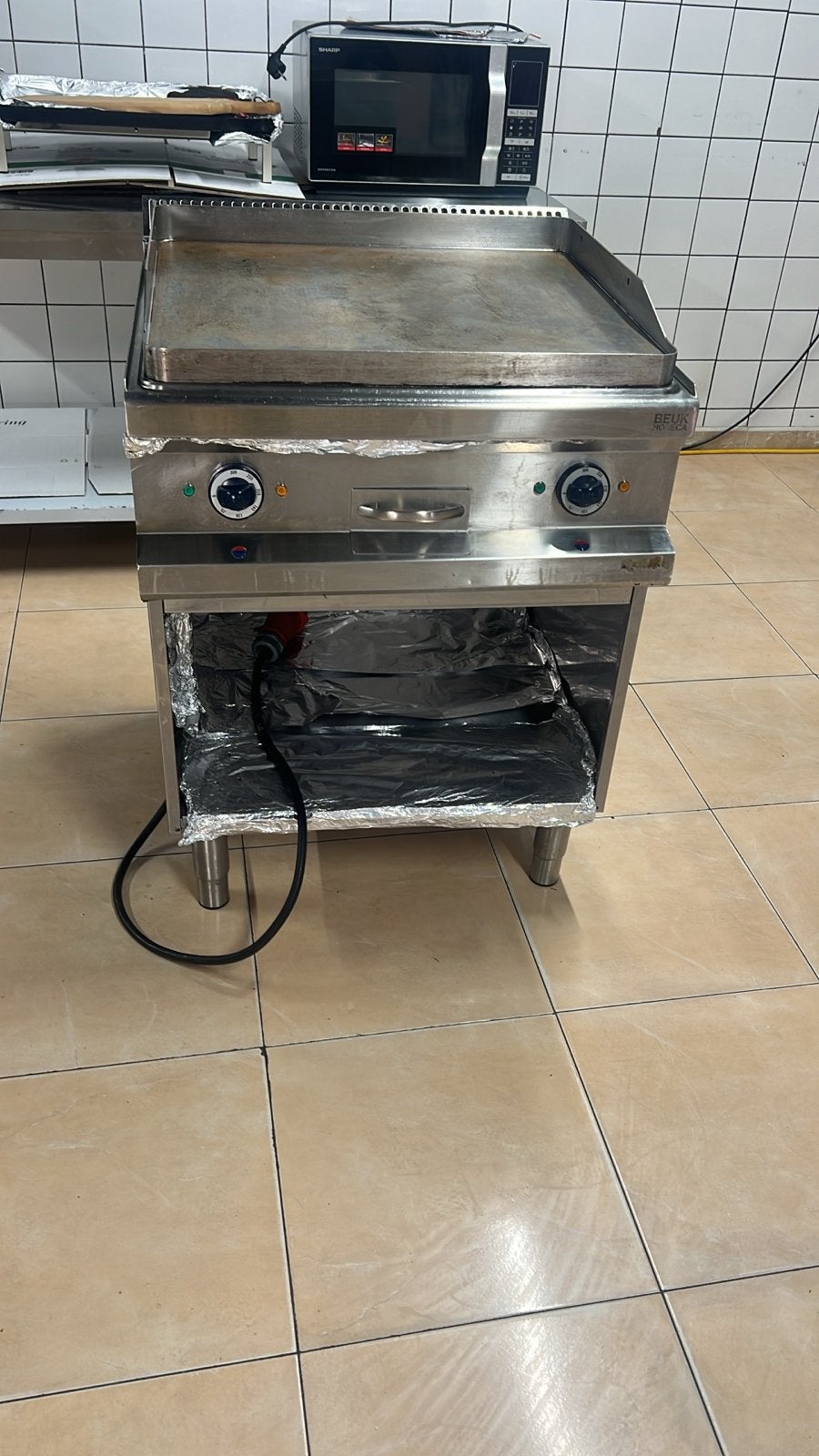 Professionele Horeca Bakplaat / Bakgrill - Beuk Horeca, Ophalen, Gebruikt, Fornuis, Frituur en Grillen