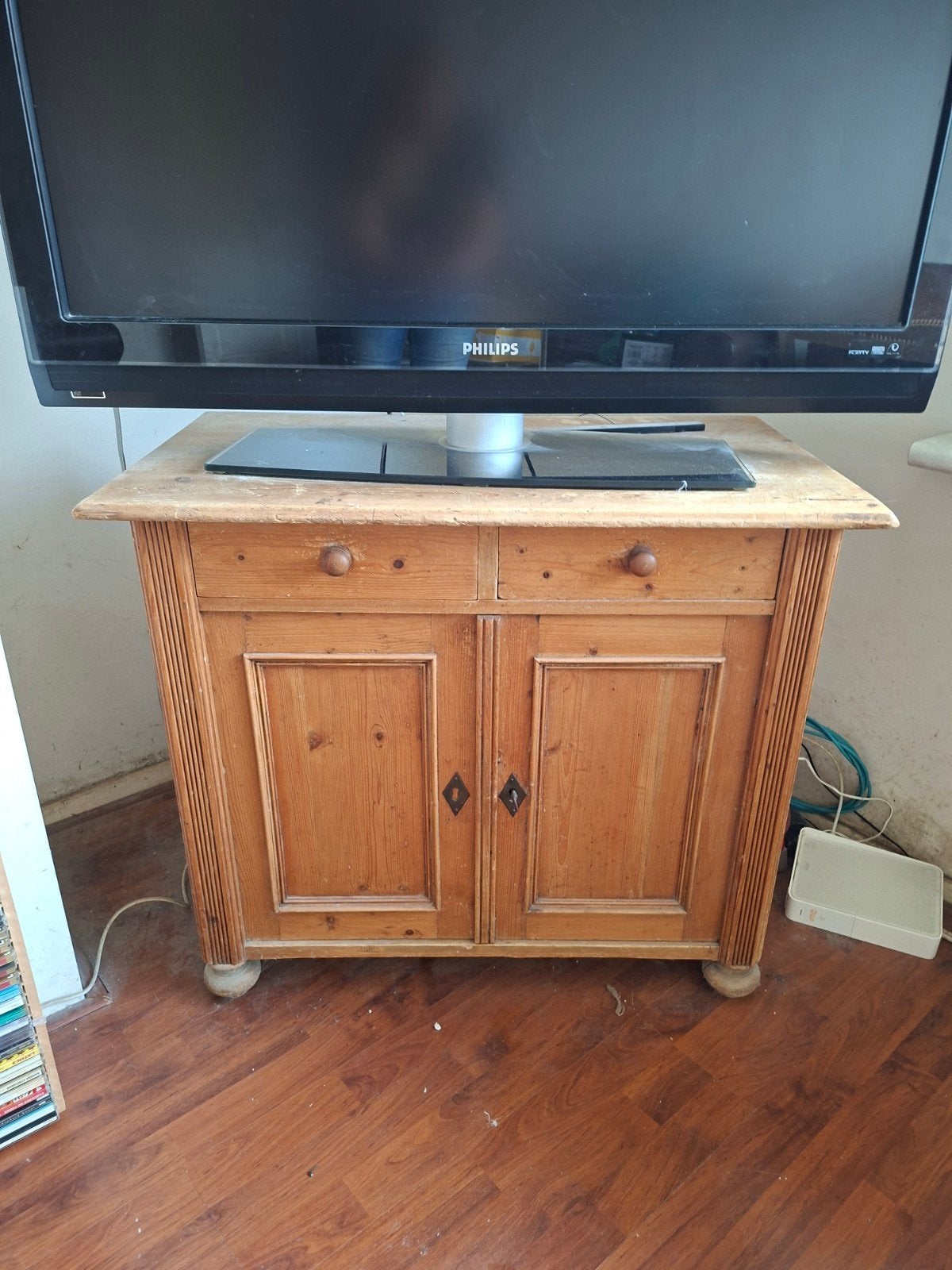 Massief houten dressoir met lades en deuren, Antiek en Kunst, Ophalen