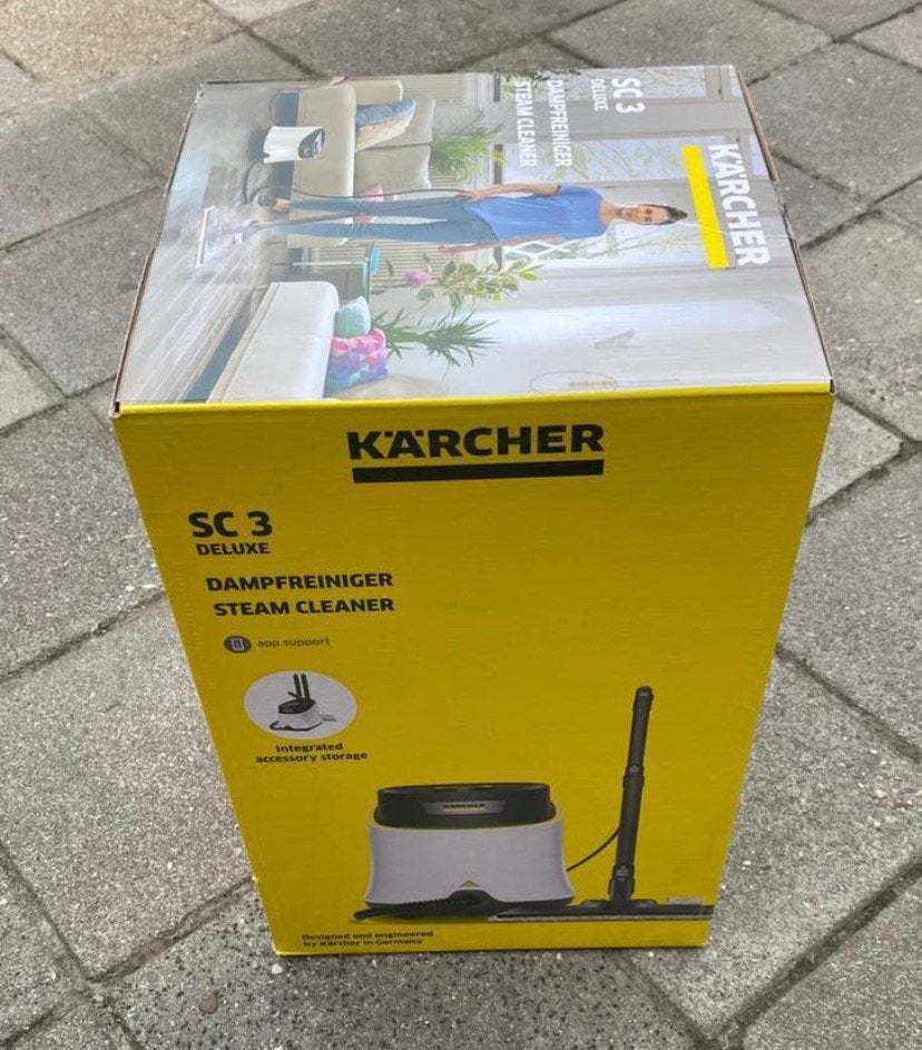 Kärcher SC 3 deluxe stoomreiniger ( Nieuw in doos ), Witgoed en Apparatuur, Stoomapparaten, Ophalen of Verzenden, Nieuw, Stoomreiniger