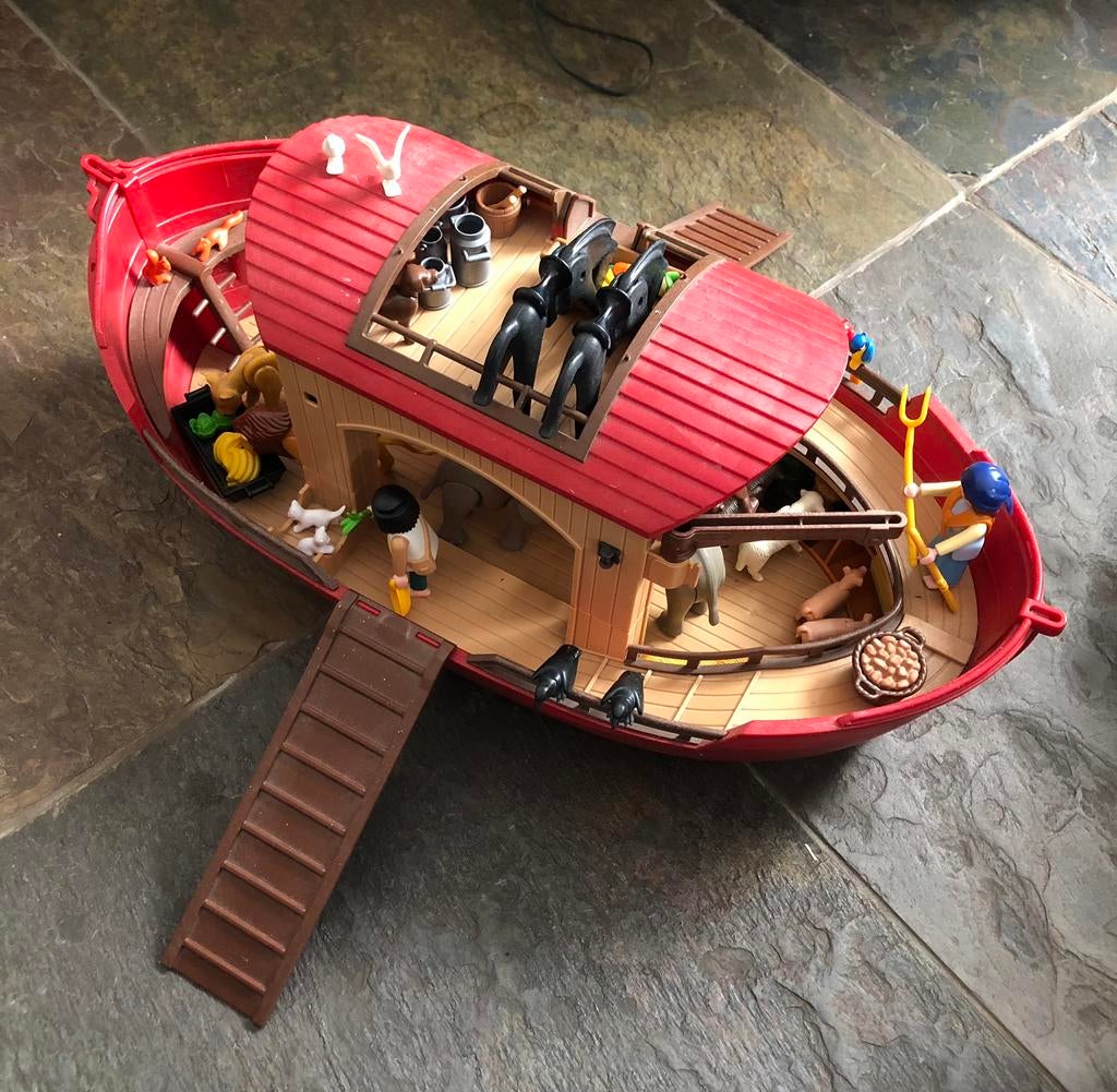 Ark van Noah, Playmobil, met heel veel dieren, Ophalen of Verzenden, Zo goed als nieuw