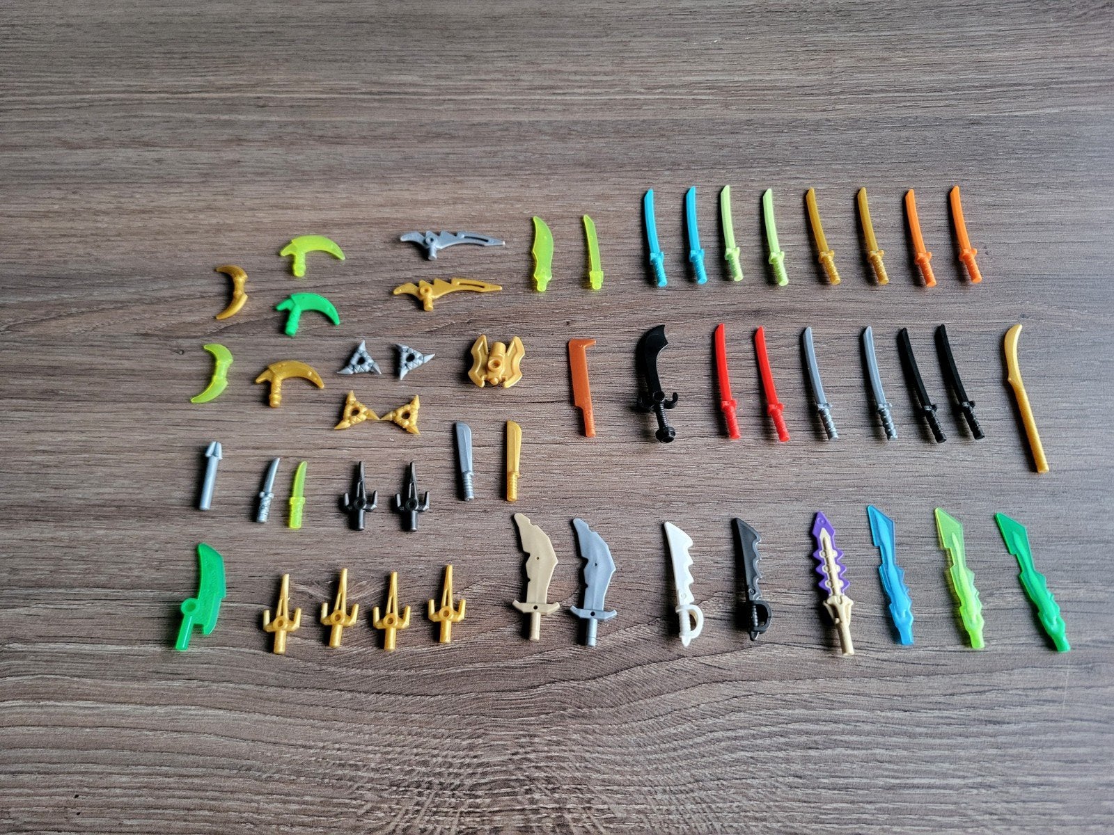 Lego Ninjago wapens. Werpster, zwaard, katana, Lego, Accessoire, Ophalen of Verzenden, Zo goed als nieuw