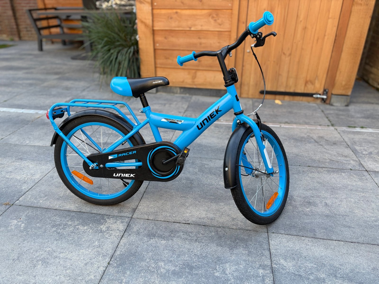 18 inch kinderfiets  (in zeer goede en mooie staat), Ophalen, Gebruikt, Terugtraprem, 16 tot 20 inch
