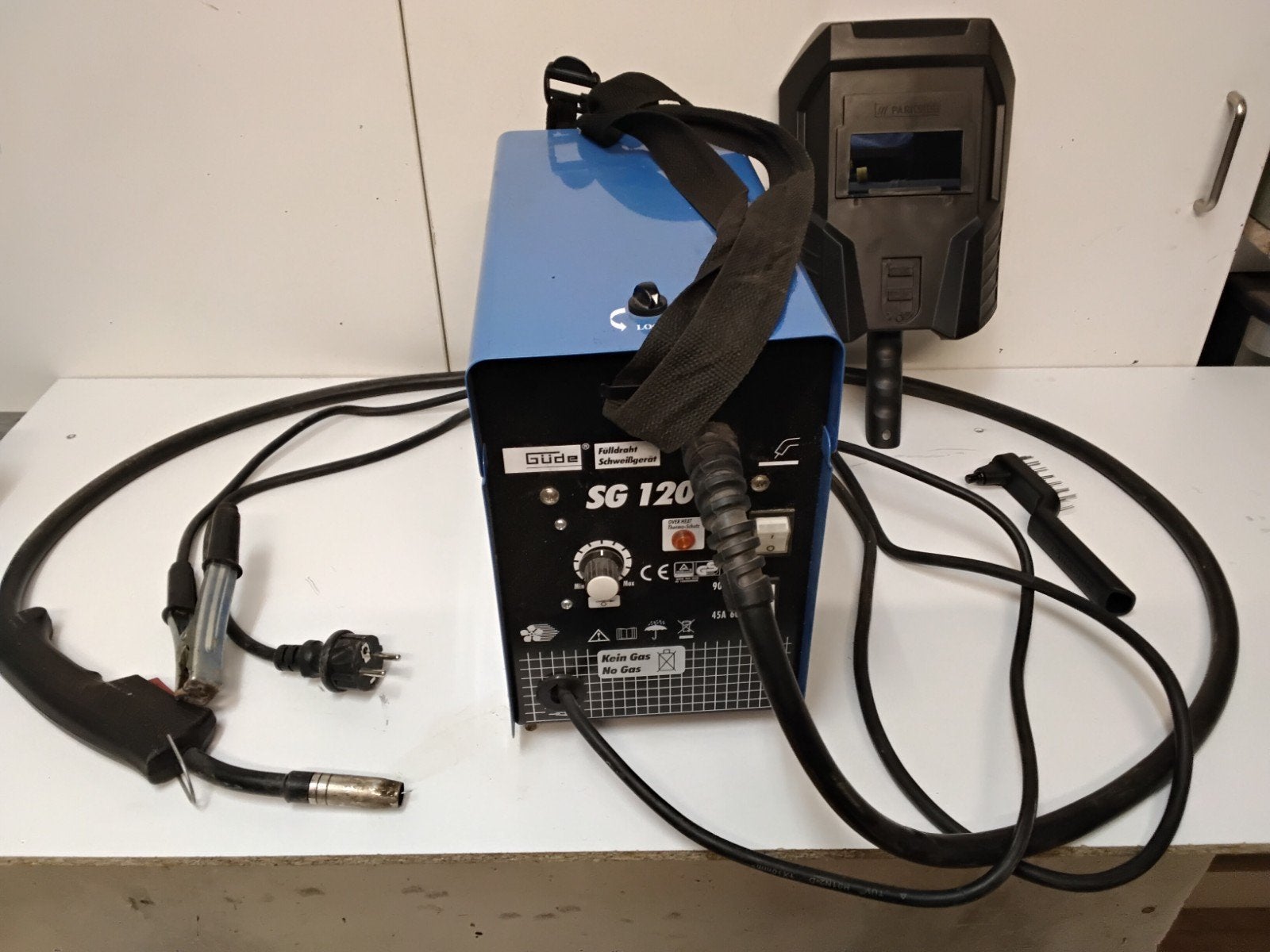 Güde SG 120 A lasapparaat - Draagbaar en Gebruiksklaar, Ophalen of Verzenden, Gebruikt, Minder dan 150 ampère, Overige typen