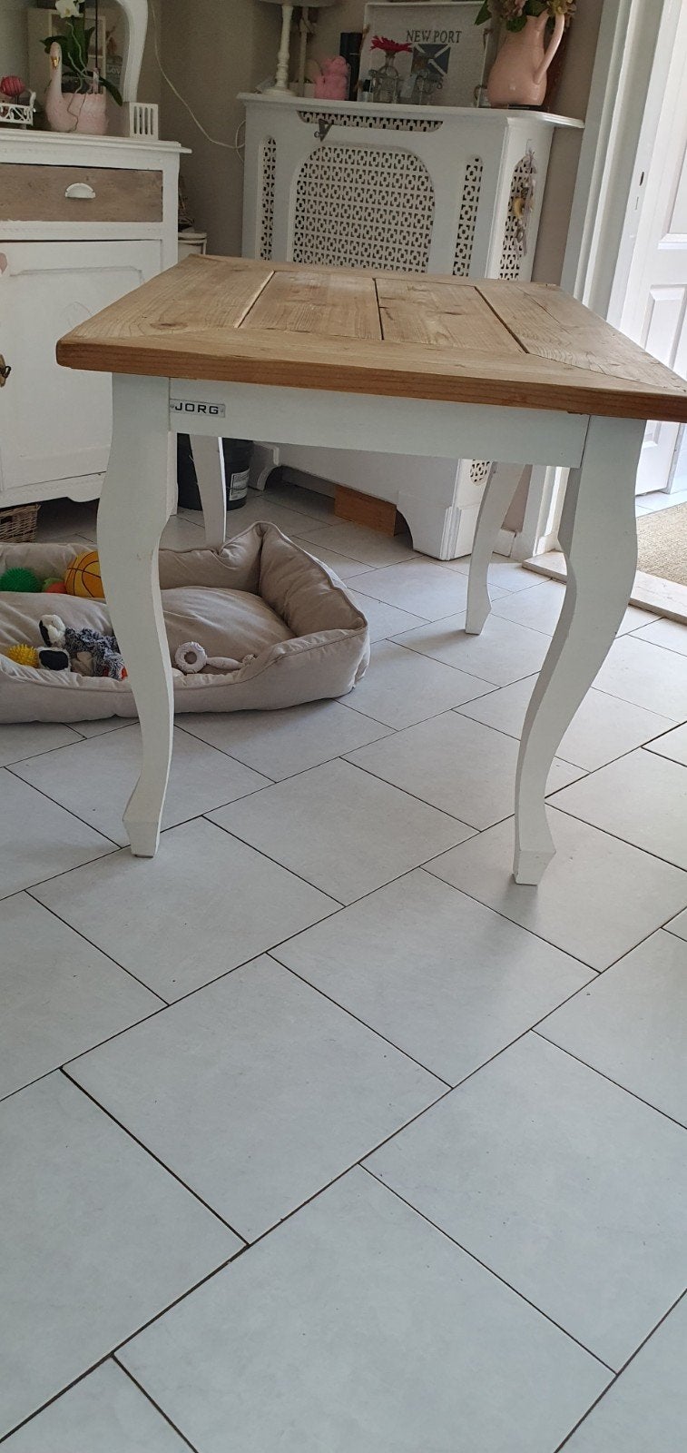 Jorg Eettafel - 120x78x75 cm - Landelijke Stijl, Ophalen, Gebruikt, 100 tot 150 cm, 50 tot 100 cm