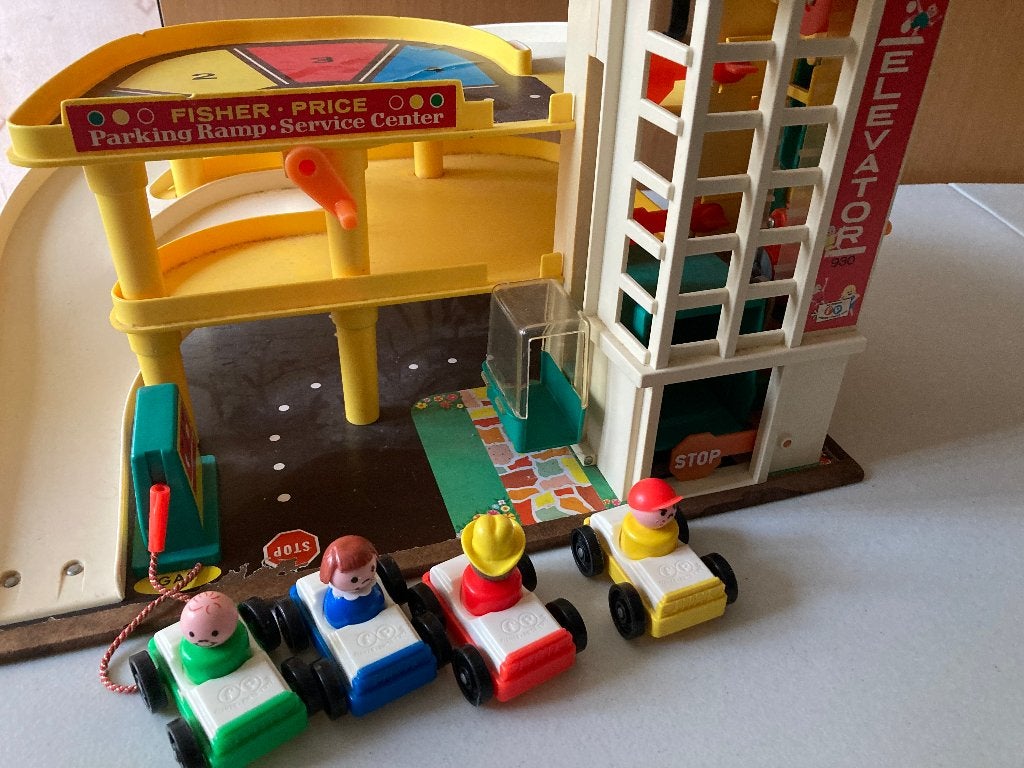 Fischerprice garage, Kinderen en Baby's, Ophalen, Gebruikt, Overige typen, Met geluid