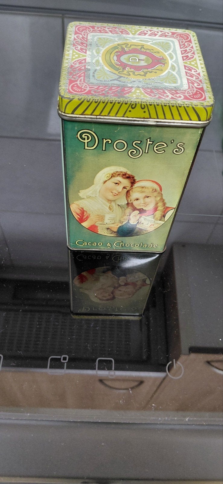 Blik droste cacao, Verzamelen, Blikken, Ophalen of Verzenden, Gebruikt, Overige, Droste