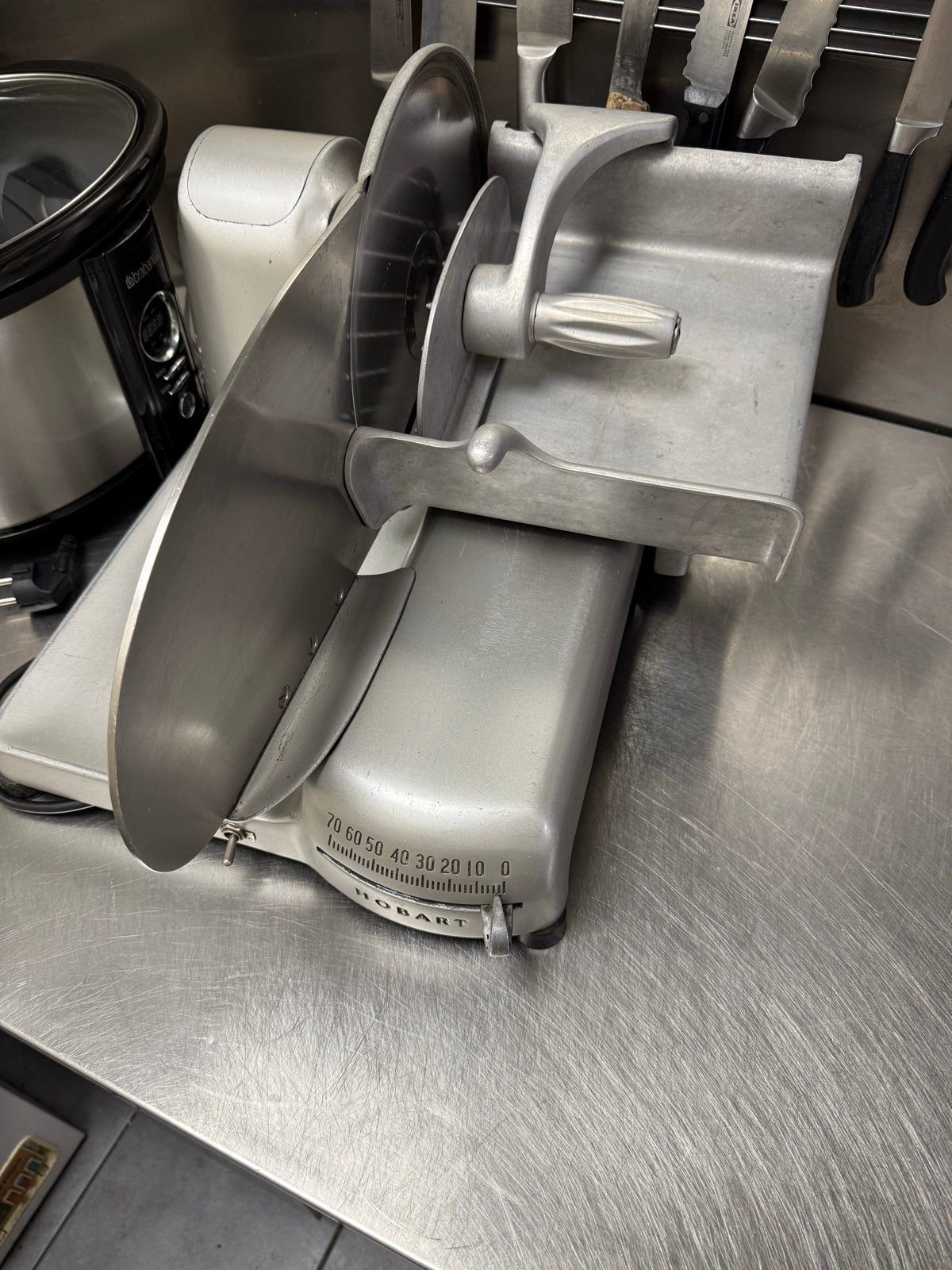 Hobart Vleessnijmachine - Professionele Kwaliteit, Ophalen, Gebruikt