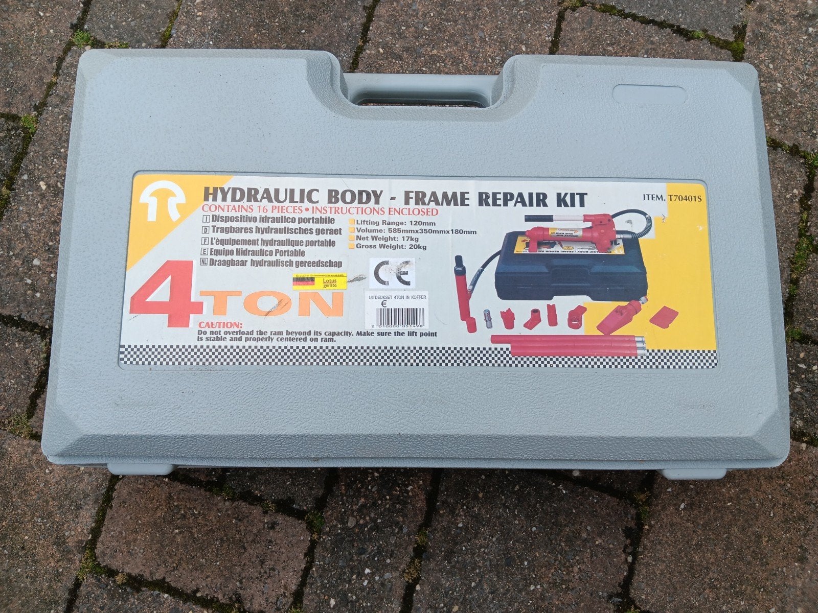 4 tons uitdeuk/ schadeherstelset, Auto diversen, Ophalen, Nieuw