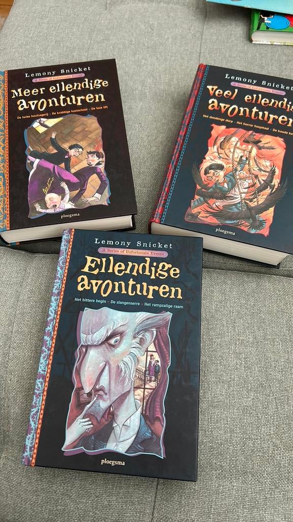 3x omnibus Lemony Snicket ellendige avonturen, Ophalen of Verzenden, Zo goed als nieuw