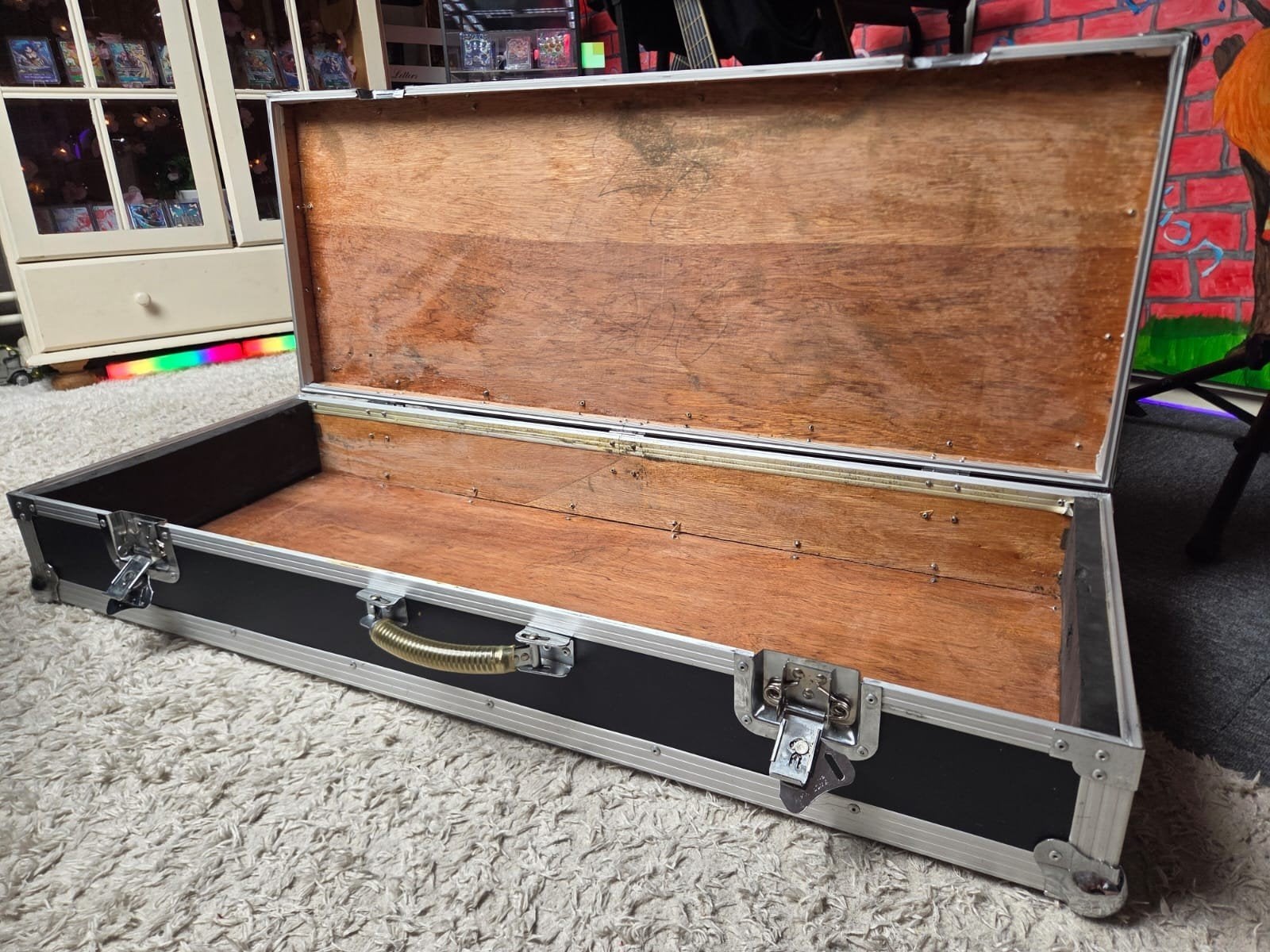 Lege flight case / gitaar koffer / slab case, Ophalen, Zo goed als nieuw, Overige instrumenten