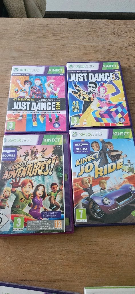 Xbox 369 Kenect met 10 spellen, 3 spelers of meer, Ophalen, Gebruikt, Vanaf 7 jaar