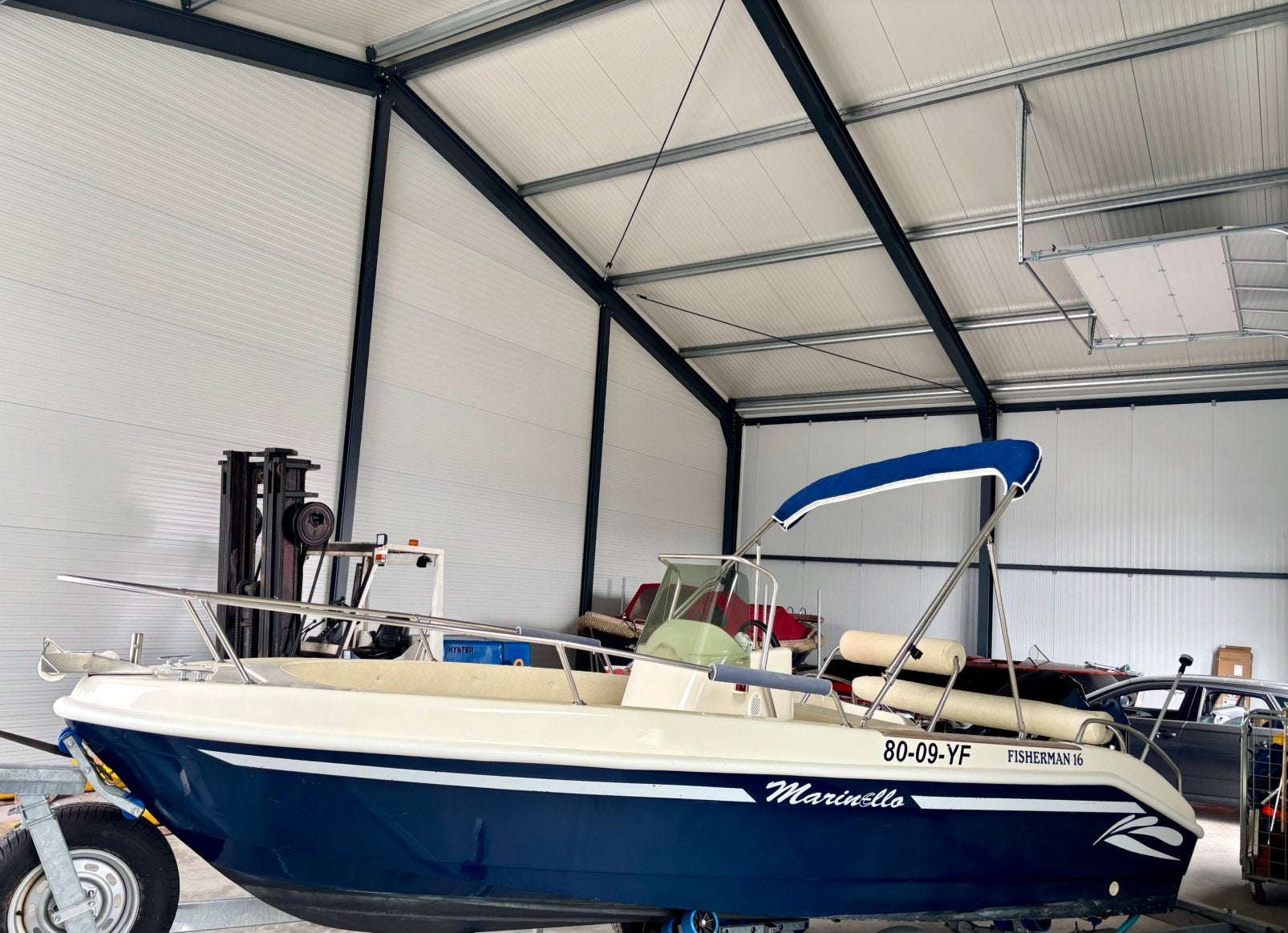 Marinello 16 Fisherman | 60 PK mercury EFI | 2002, 60 pk, Gebruikt, Viertaktmotor, 5 m