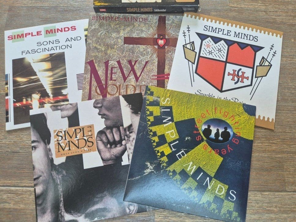 Simple Minds - 5 Album Set CD Boxset, Inclusief doosje, Boxset, Pop, Ophalen of Verzenden