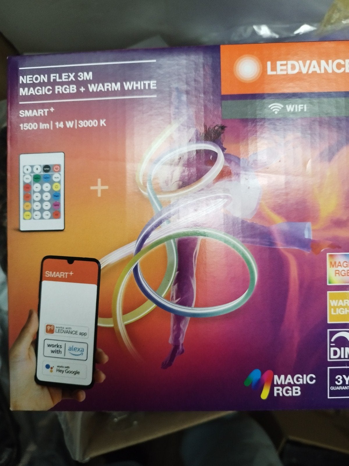 LEDVANCE Smart+ Neon Flex 3M RGBW LED Strip, Meerkleurig, Nieuw, Ophalen of Verzenden, Kleur aanpasbaar