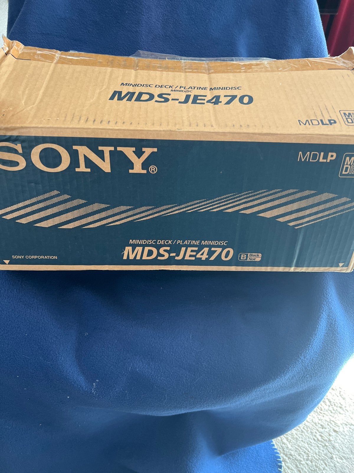 Sony MDS-JE470 Minidisc Deck - Nieuw in doos, Ophalen of Verzenden, Minidisc-recorder