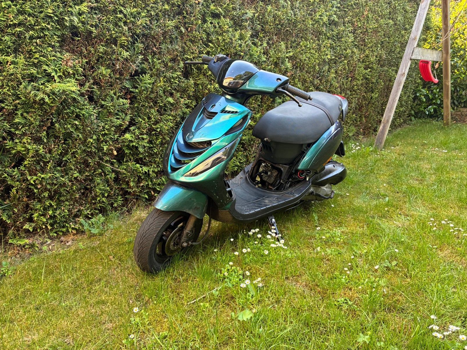 Piaggio zip 180cc stage 1 rookt wit als hij warm is, Ophalen, Tweetakt, Gebruikt, Maximaal 45 km/u