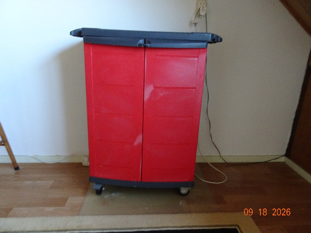 kast voor gereedschap, Ophalen, Gebruikt
