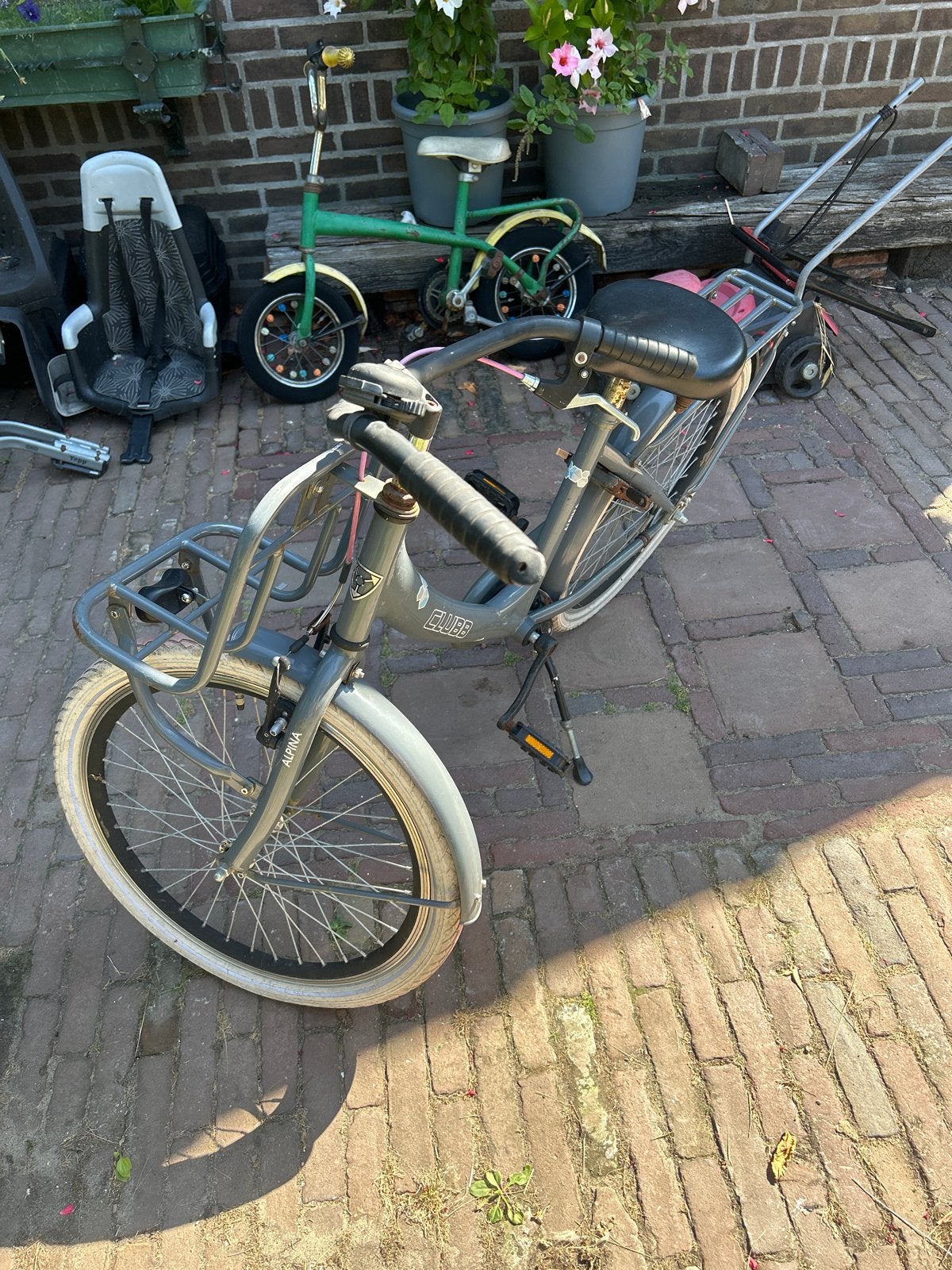 Alpina Club fiets met voordrager, Terugtraprem, Gebruikt, 50 tot 53 cm, Ophalen