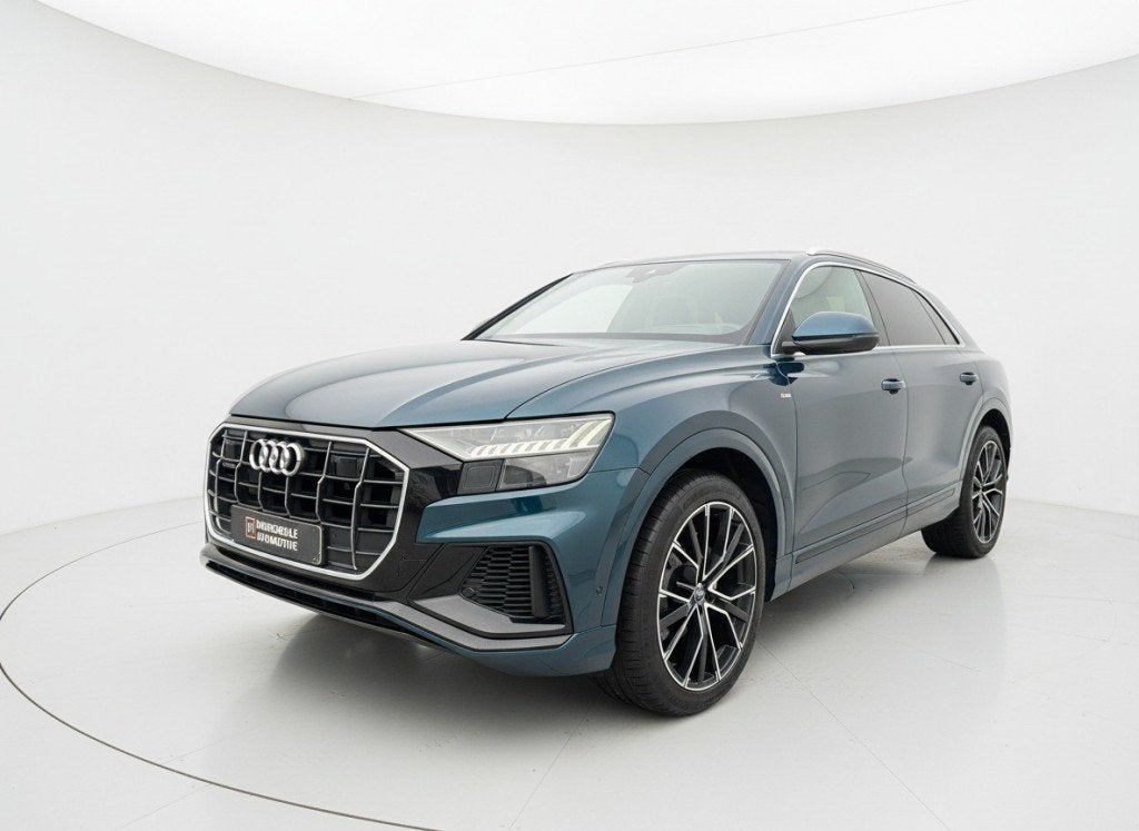 Audi Q8 50 TDI Quattro S-Line, Matrix, Pano, Leder, Automaat, 15 km/l, Gebruikt, Euro 6