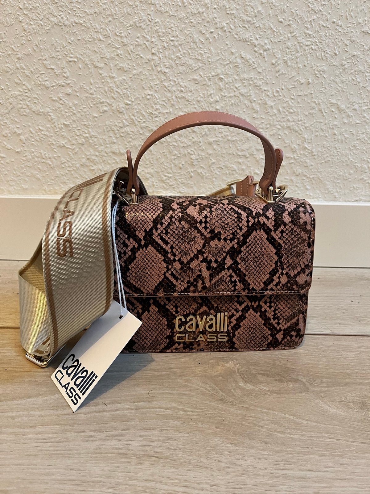 Cavalli Class crossbody tasje - Nieuw met prijskaartje, Ophalen of Verzenden, Nieuw, Bruin, Schoudertasje