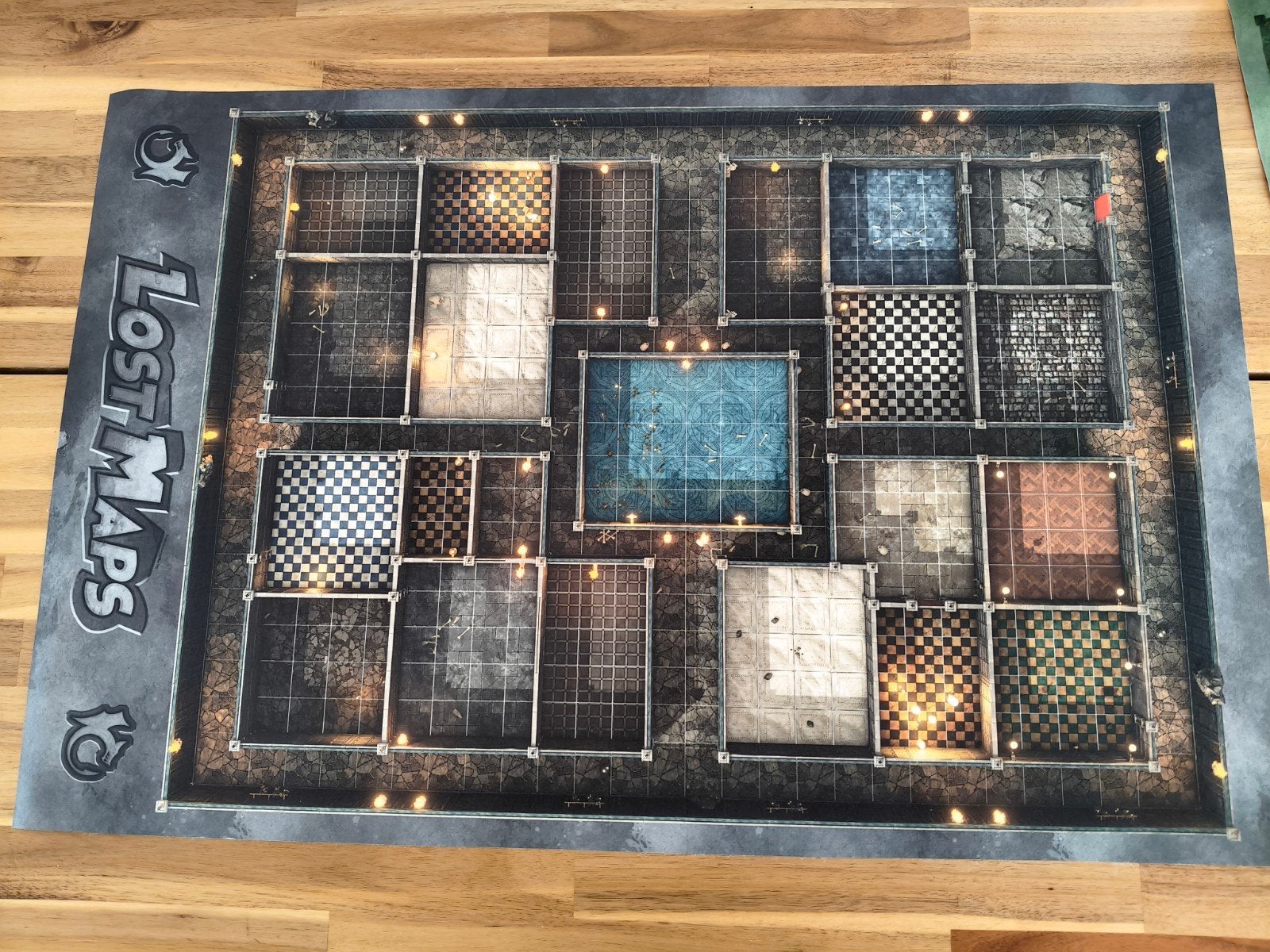 Heroquest gamemat, Ophalen of Verzenden, Zo goed als nieuw