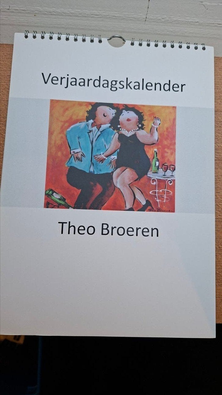 Verjaardagskalender, Ophalen of Verzenden, Maandkalender, Nieuw