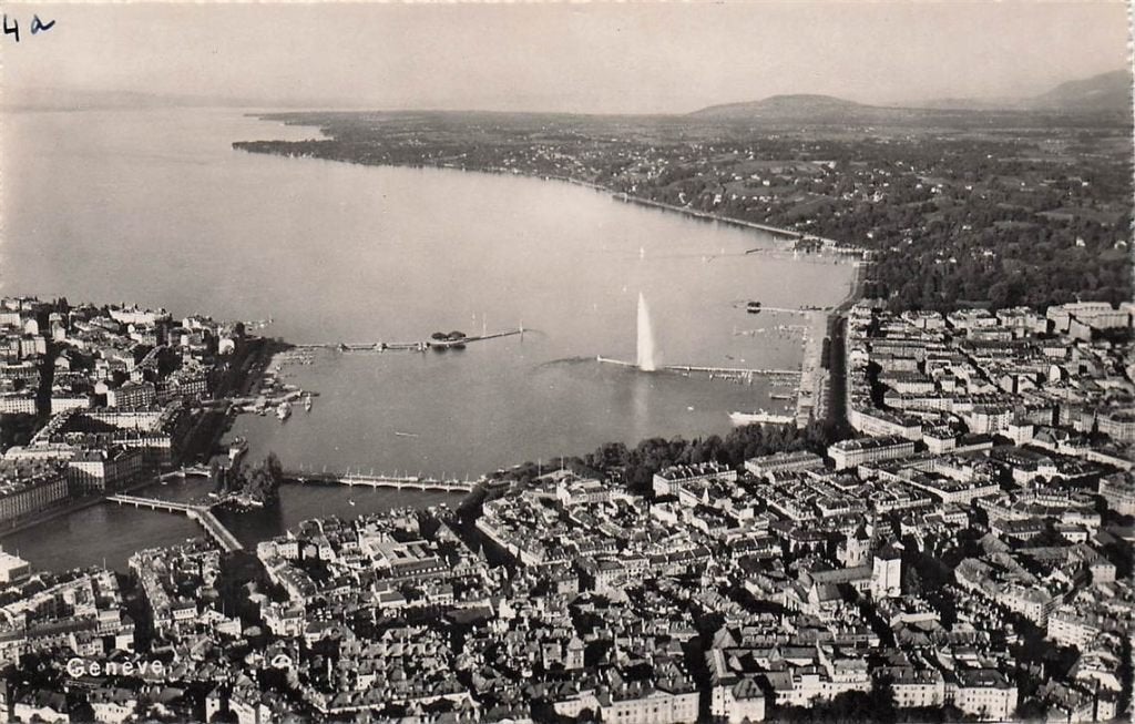 702-296-037 Geneve Vue Aerienne, Verzenden, Voor 1920, Overig Europa