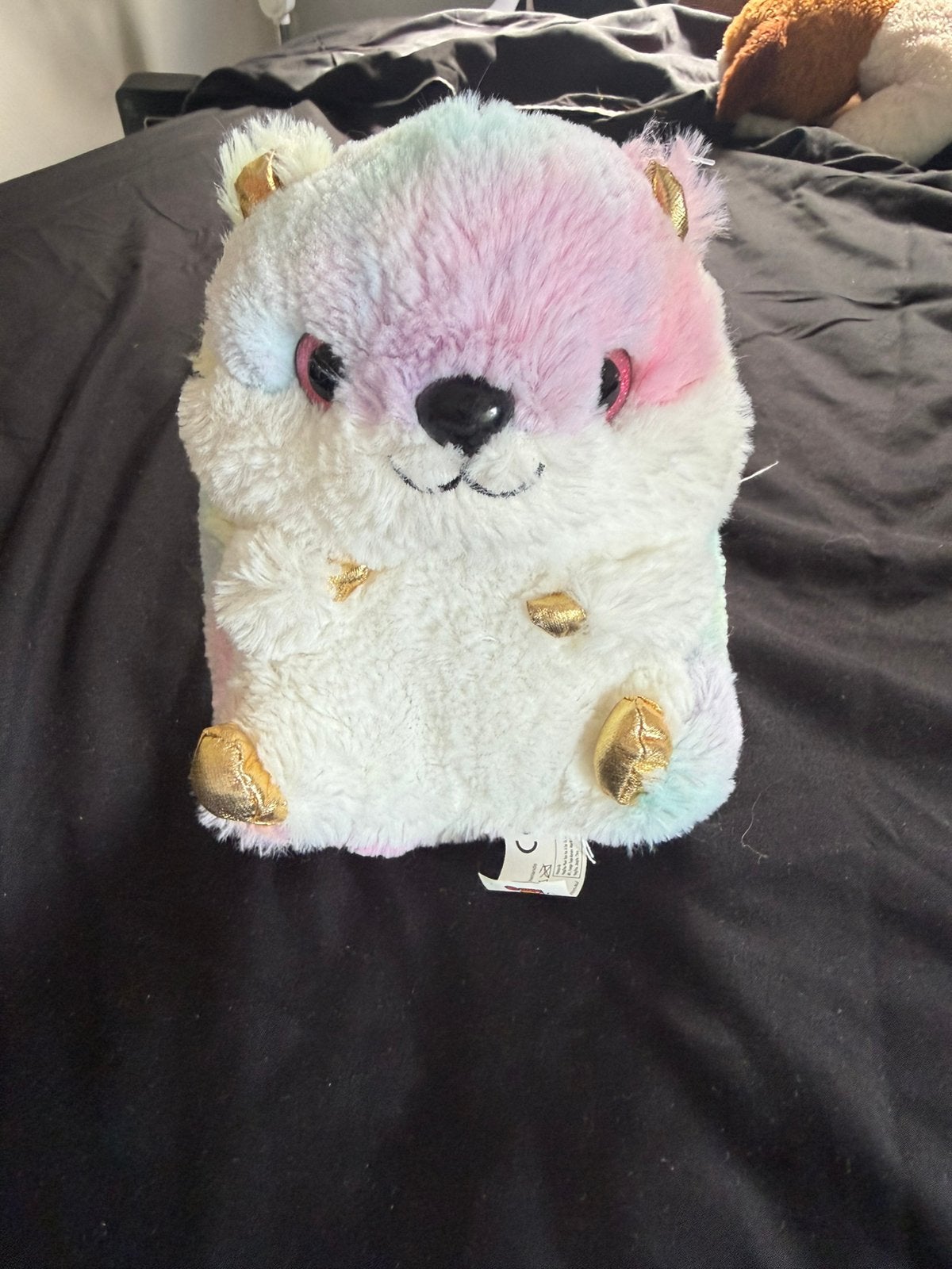 Regenboog hamster knuffel van Jafri toys, Gebruikt, Overige merken, Hamster, Ophalen of Verzenden