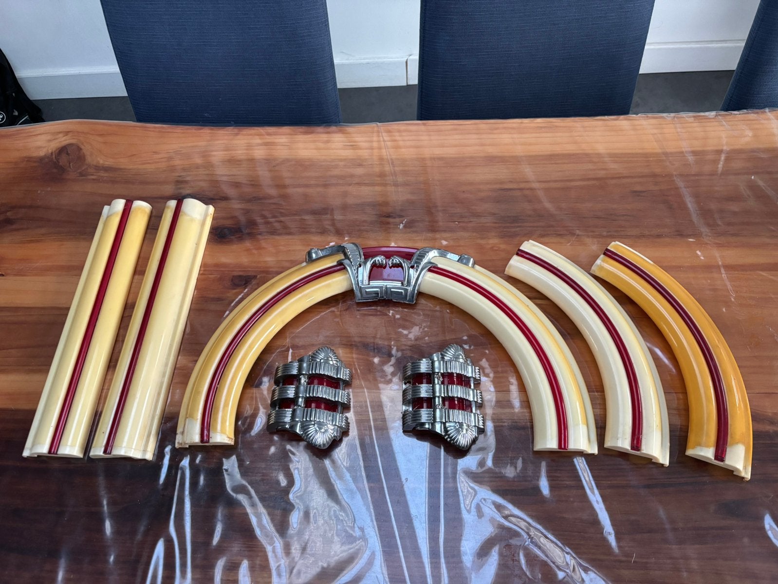 Jukebox onderdelen Elta en Ricatech kunststof ornamenten, Ophalen of Verzenden, Zo goed als nieuw, 1970 tot heden, Overige merken